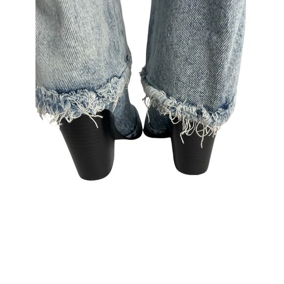 Steve Madden Denim Blue Heeled Boots - Picture 6 of 9